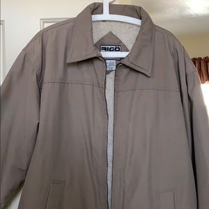 Men’s Rigo Brown tan fur lined jacket
